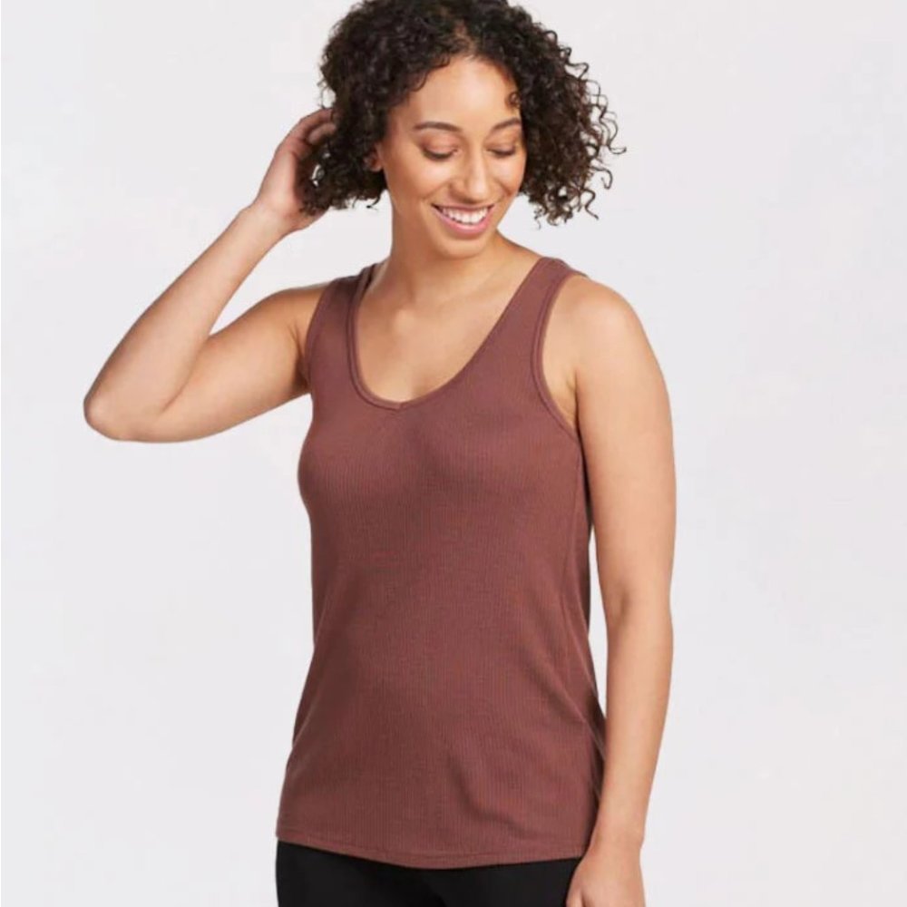 Woolx Brooklyn Tank XS Vintage Rose